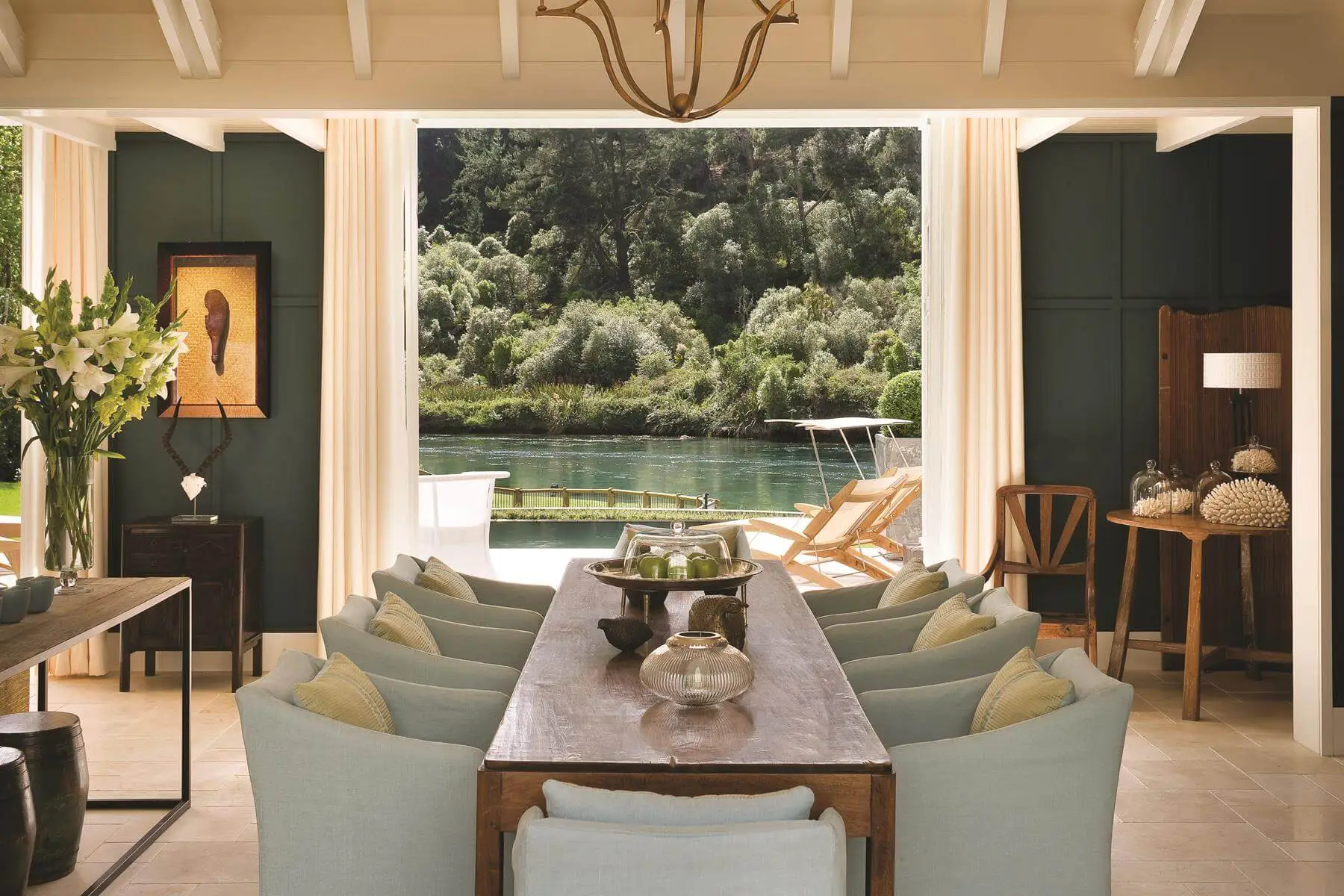 Luxury Huka Lodge Taupo New Zealand